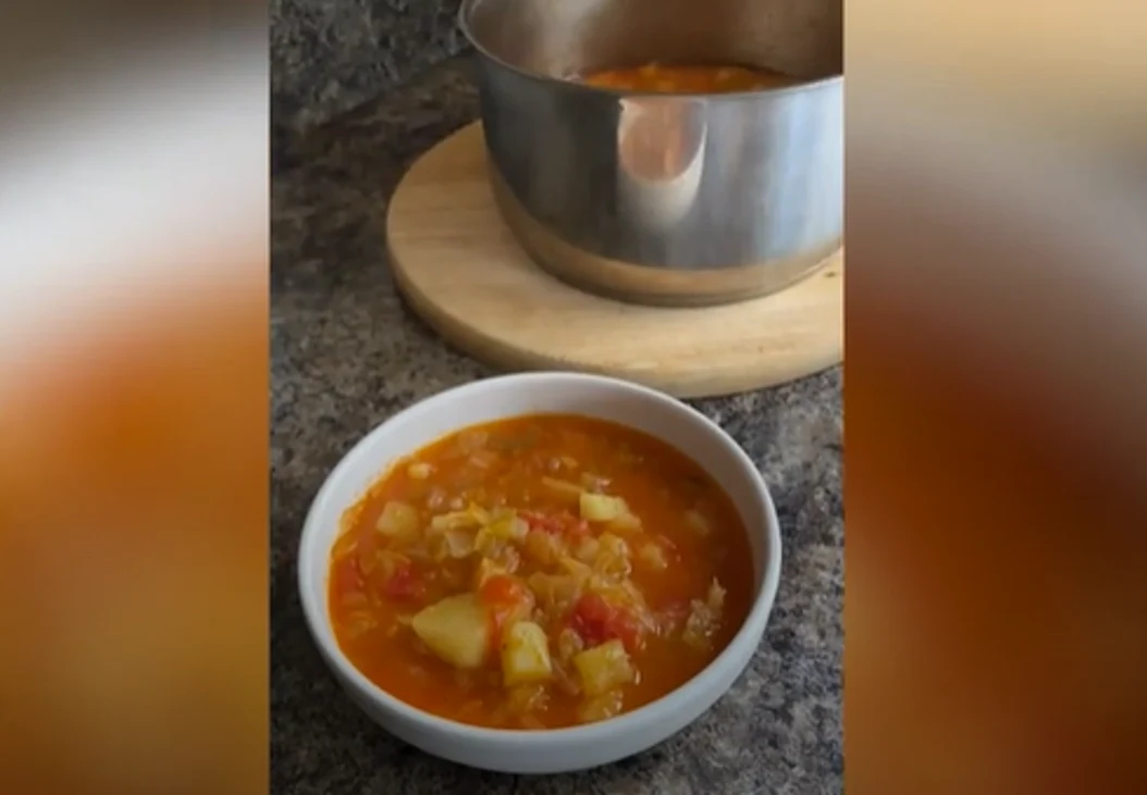 Supa minestrone. FOTO Captură Express.co.uk
