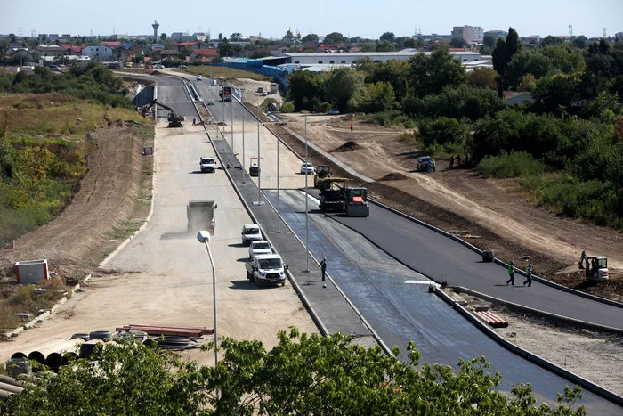 Lucrări pentru construirea drumului