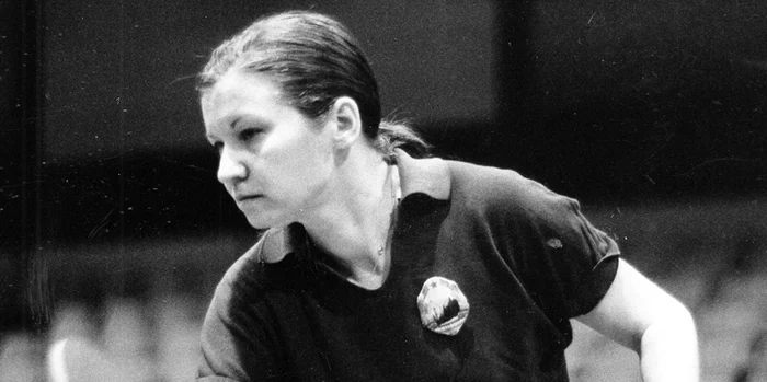 Maria Alexandru, în acțiune FOTO Facebook Federația Română de Tenis de Masă