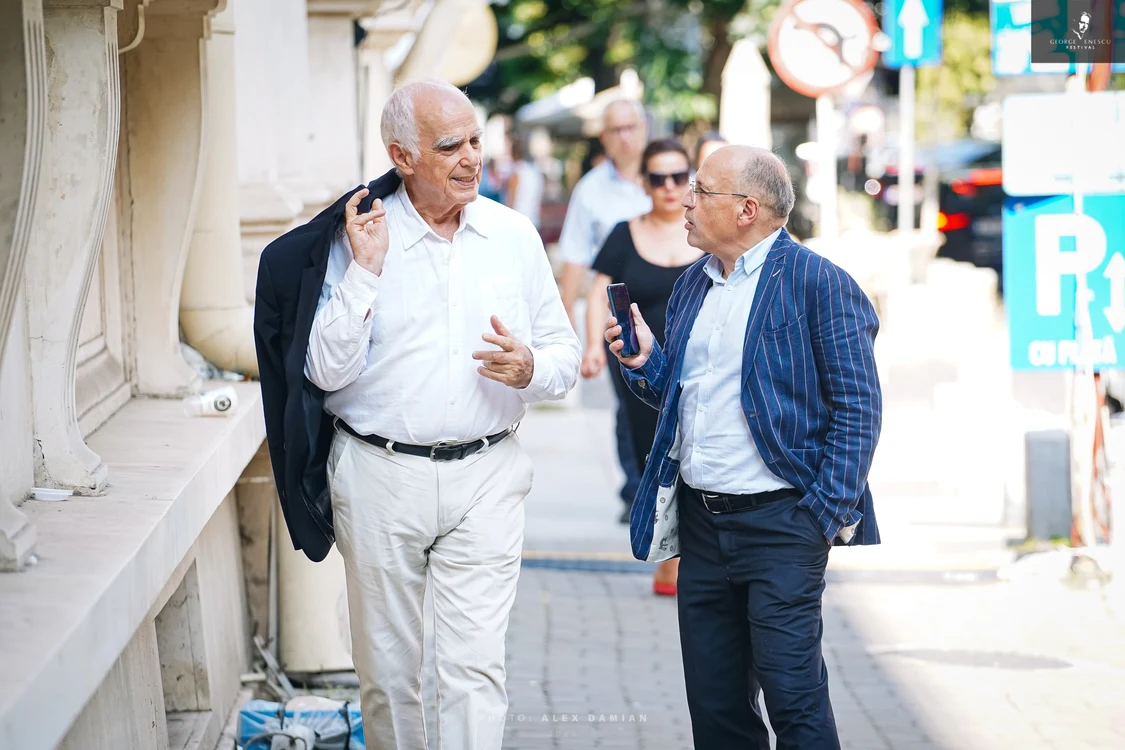 Manfred Honeck și Iosif Ion Prunner