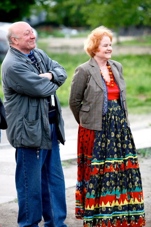 Marin Moraru, alături de soția sa, Lucia Popescu Moraru