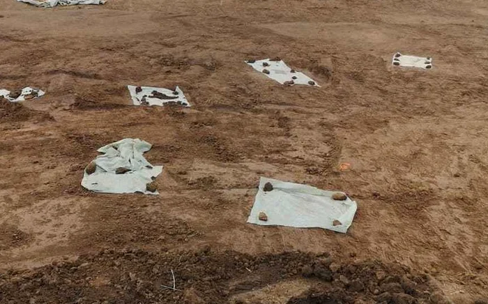 Gropi cu oseminte, descoperite pe un şantierIPJ Dolj