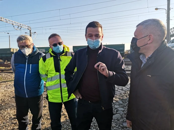 Sorin Grindeanu a vizitat locul unde se va construi Pasajul Solventul FOTO Ş.Both