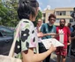 Biciclete tandem pentru nevăzătorii care fac turul Timişoarei FOTO Ş.Both