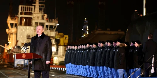 Vladimir Putin a participat la lansarea submarinului nuclear Perm la Atomflot, FOTO Profimedia 