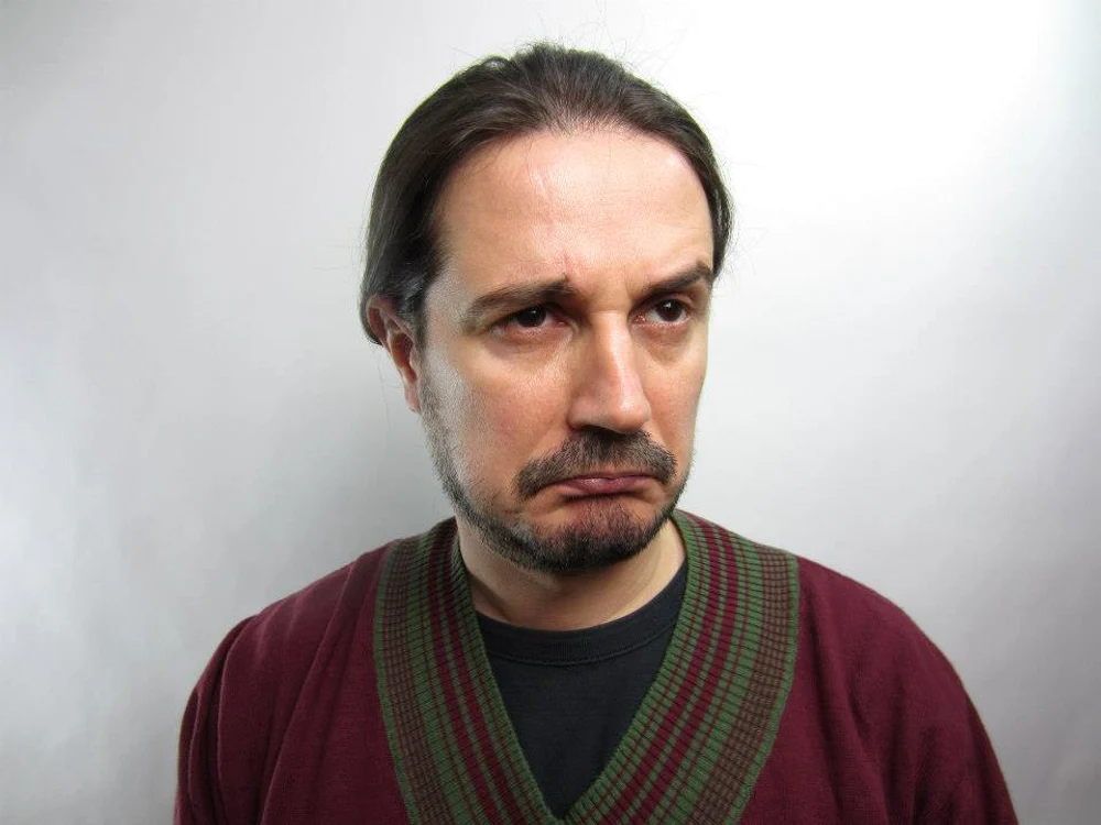 Actorul poate să fie şi trist, chiar dacă nu suntem obişnuiţi cu el aşa