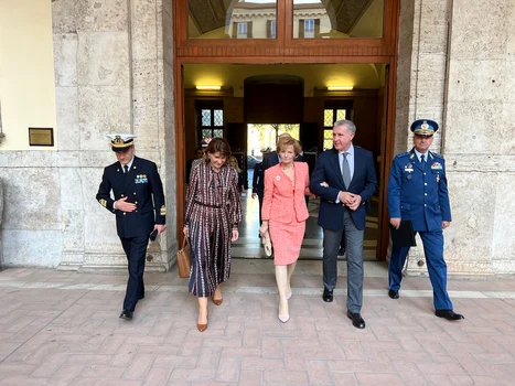 Majestatea Sa Margareta și Principele Radu în vizită la Ordinului Suveran de Malta