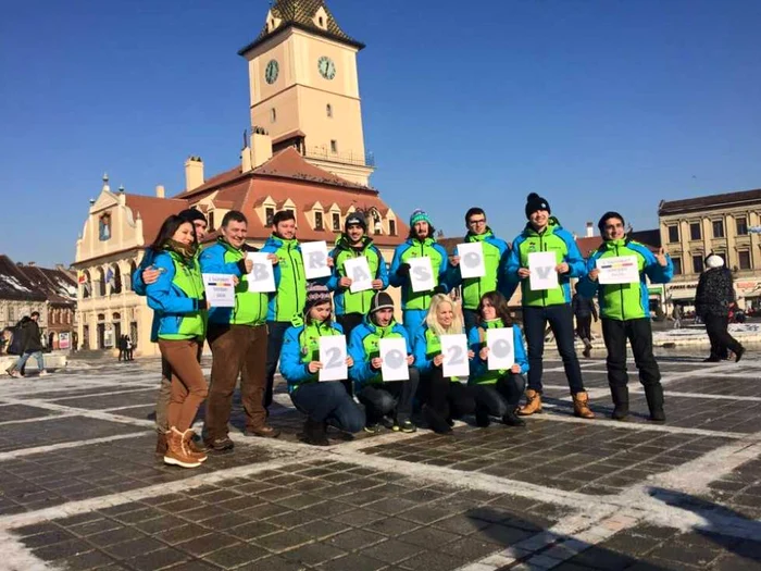 Toat[ lumea susţine Braşovul pentru competiţia din 2020. FOTOfacebook.