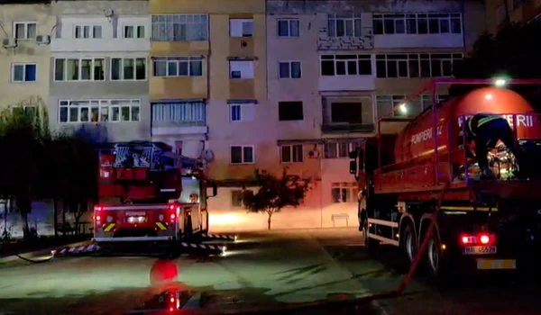 incendiu bals   sursa ISU Olt jpeg