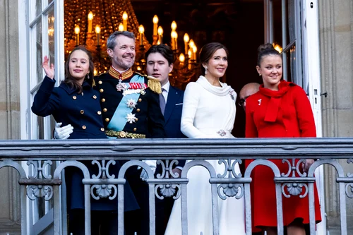 Printesa Josephine, Regele Frederik, Printul Christian, Regina Mary, Printesa Isabella a Danemarcei GettyImages