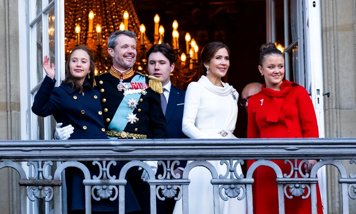 Printesa Josephine, Regele Frederik, Printul Christian, Regina Mary, Printesa Isabella a Danemarcei   GettyImages 1932828416 jpg