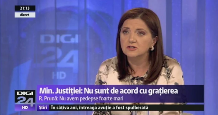 Raluca Prună Captura Digi24