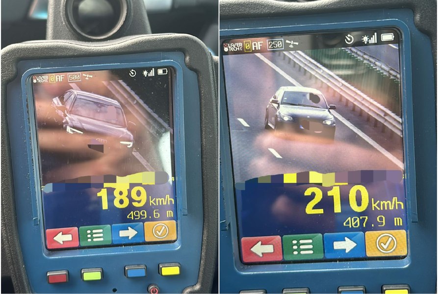 Viteză-record înregistrată pe A1. Trei zile a monitorizat Poliția autostrada între Sibiu și Alba