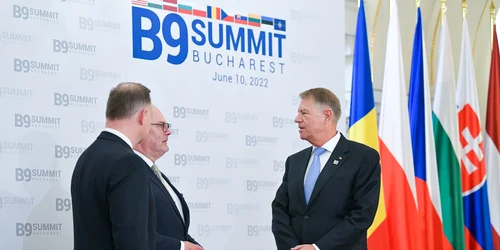 Klaus Iohannis la Summitul B9 FOTO Presidency