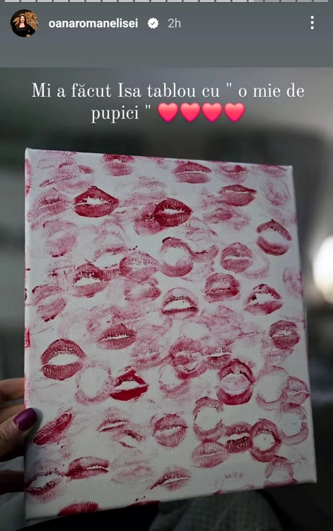 Cadoul Isabelei pentru Oana / foto: InstaStory