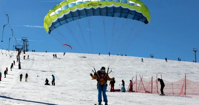 „Wings on the snow” la Transalpina Ski Resort - Vâlcea; Foto: trans-alpina.ro