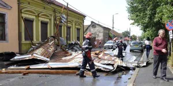 furtună la severin FOTO Corina Macavei 