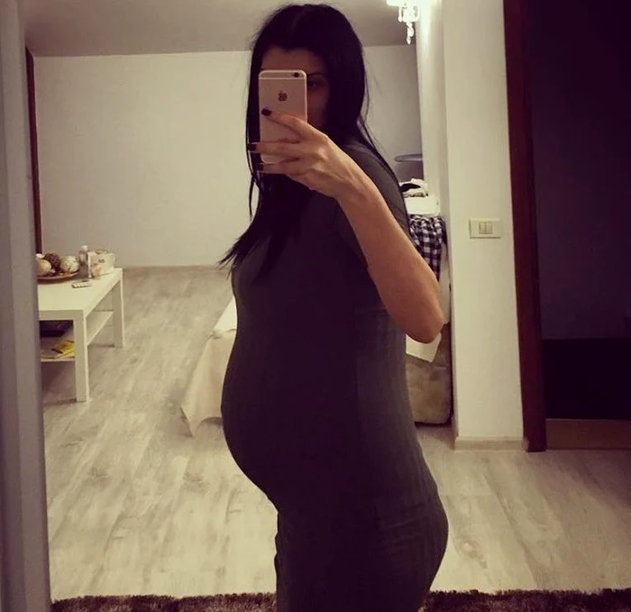 Aşa arată acum Andreea înainte cu o lună de naştere