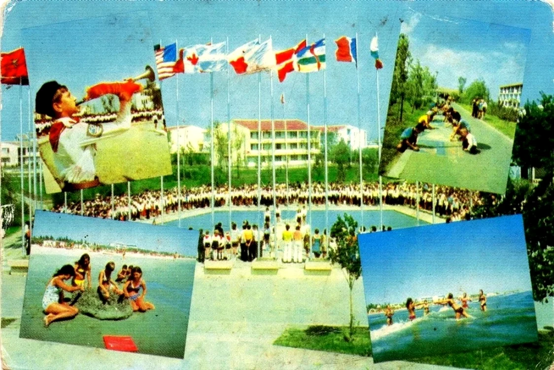Tabăra Năvodari, pe vremea  când era plină de viaţă. Foto: D.F. Dumitru