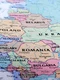 Hartă  Europa -Romania -Polonia -Ucraina - Bilgaria FOTO shutterstock