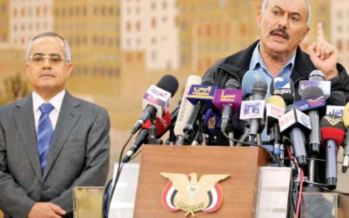 Preşedintele Yemenului, Ali Abdullah Saleh (dreapta), acceptă că ţara sa are probleme cu prezenţa Al-Qaida Foto: Reuters