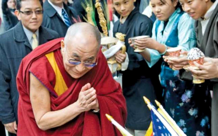 Liderul spiritual tibetan, Dalai Lama, a fost întâmpinat cu multă căldură în capitala americană