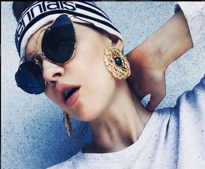 Ipostaza pe care a afișat-o Cristina Spătar pe rețelele de socializareFoto Instagram