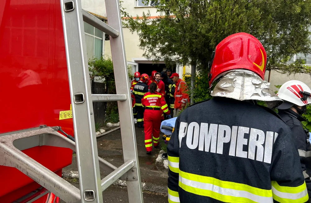 Incendiu într-un bloc din Tecuci FOTO: Arhivă, Adevărul