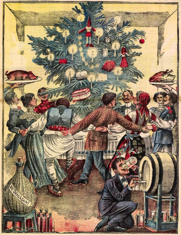 Revista umoristică Veselia, 25 decembrie 1907 (foto: Institutul de Studii Sud-Est Europene)