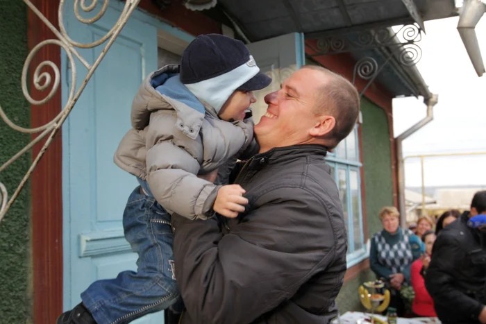 Alexandru Ursu a revenit acasă după mai bine de trei ani de detenţie. Foto: Tudor Iovu