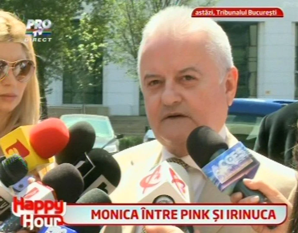 Irinel a ales o ţinută sobră