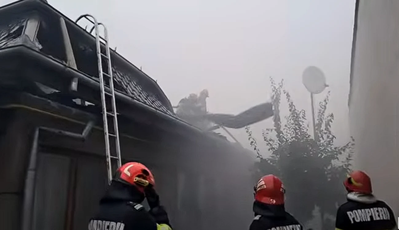 Incendiul s-a manifestat la mai multe proprietăți