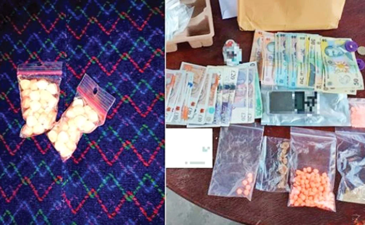 
    Captură impresionantă de droguri, făcută de procurori într-o cameră de hotel din MamaiaFoto: Politia Romana  