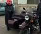 Mircea Panaitescu motociclist la 90 ani şi Margareta Moraru din Constanţa cu motocicleta Ural 750 cu ataş Foto Sînziana Ionescu