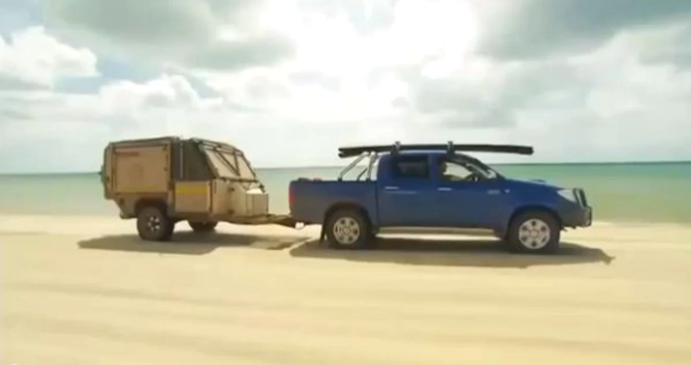 Rulota are foarte multe utilităţi şi este special concepută pentru o vacanţă prelungităFoto: Captură Youtube