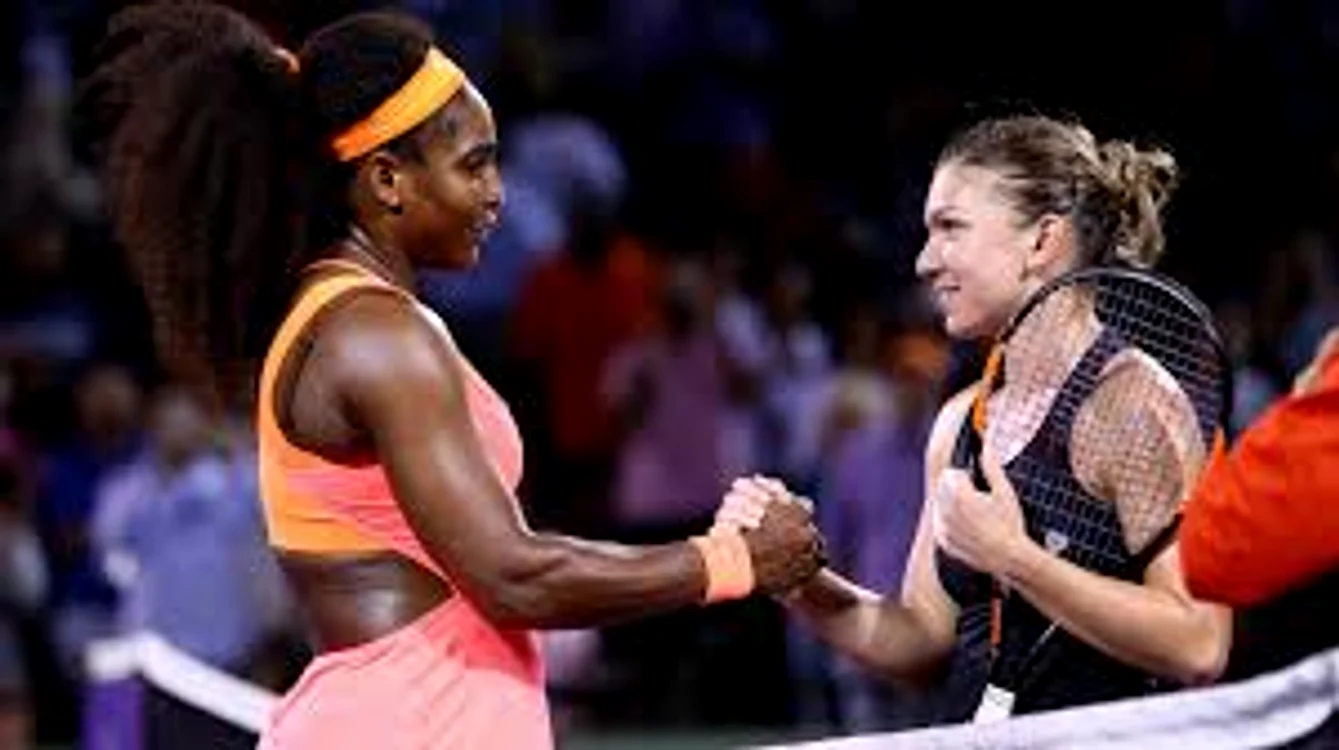 
    Simona Halep şi Serena Williams  