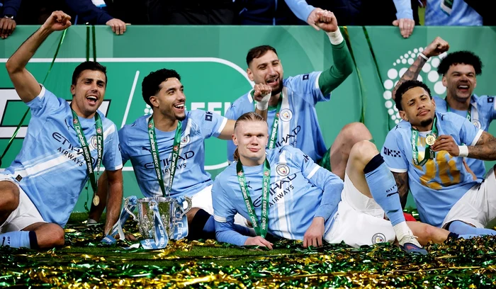 Manchester City a cucerit primul său trofeu în 2026 (FOTO: EPA)