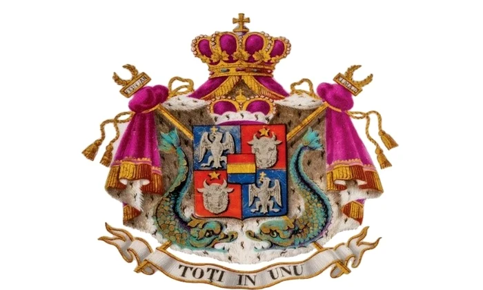 Blazonul familiei Cuza (foto: Muzeul Municipiului București) 