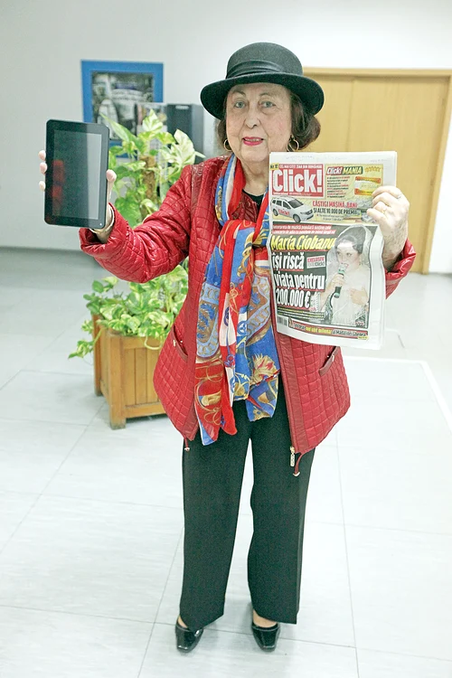 Constanţa Leuştean s-a ales cu o tabletă