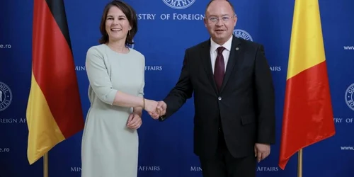 Bogdan Aurescu si Annalena Baerbock FOTO facebook MAE