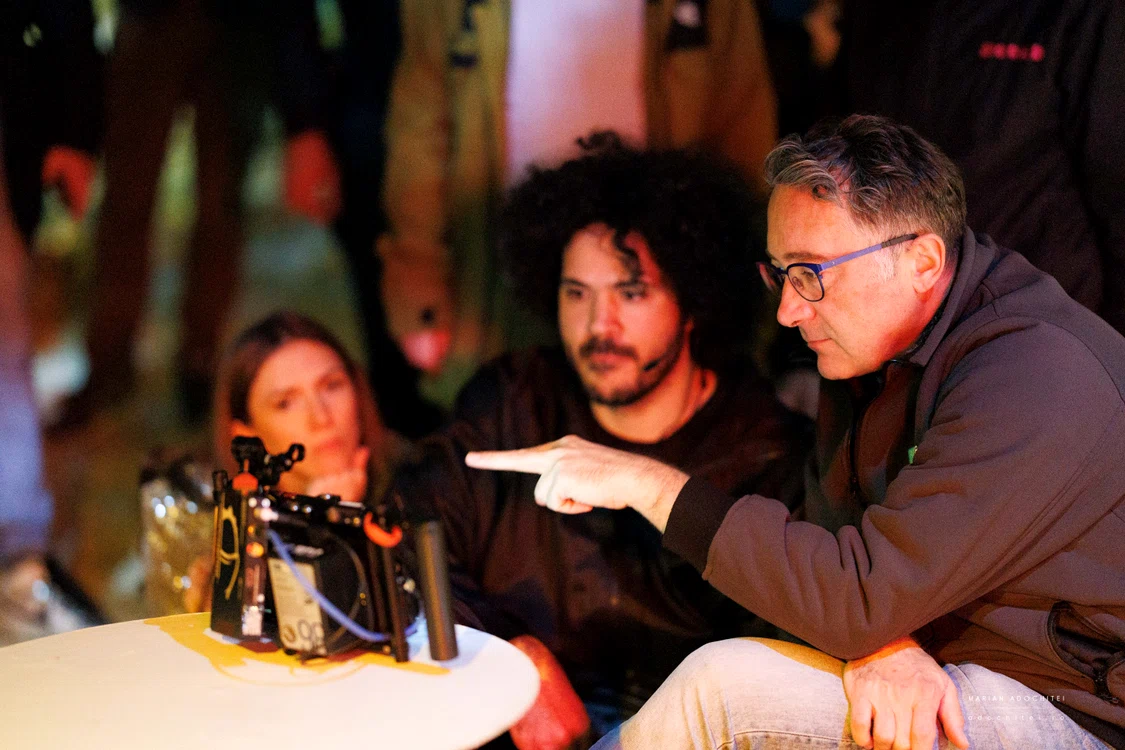 Tudor Giurgiu, la filmările comediei negre 3 zile în septembrie.  