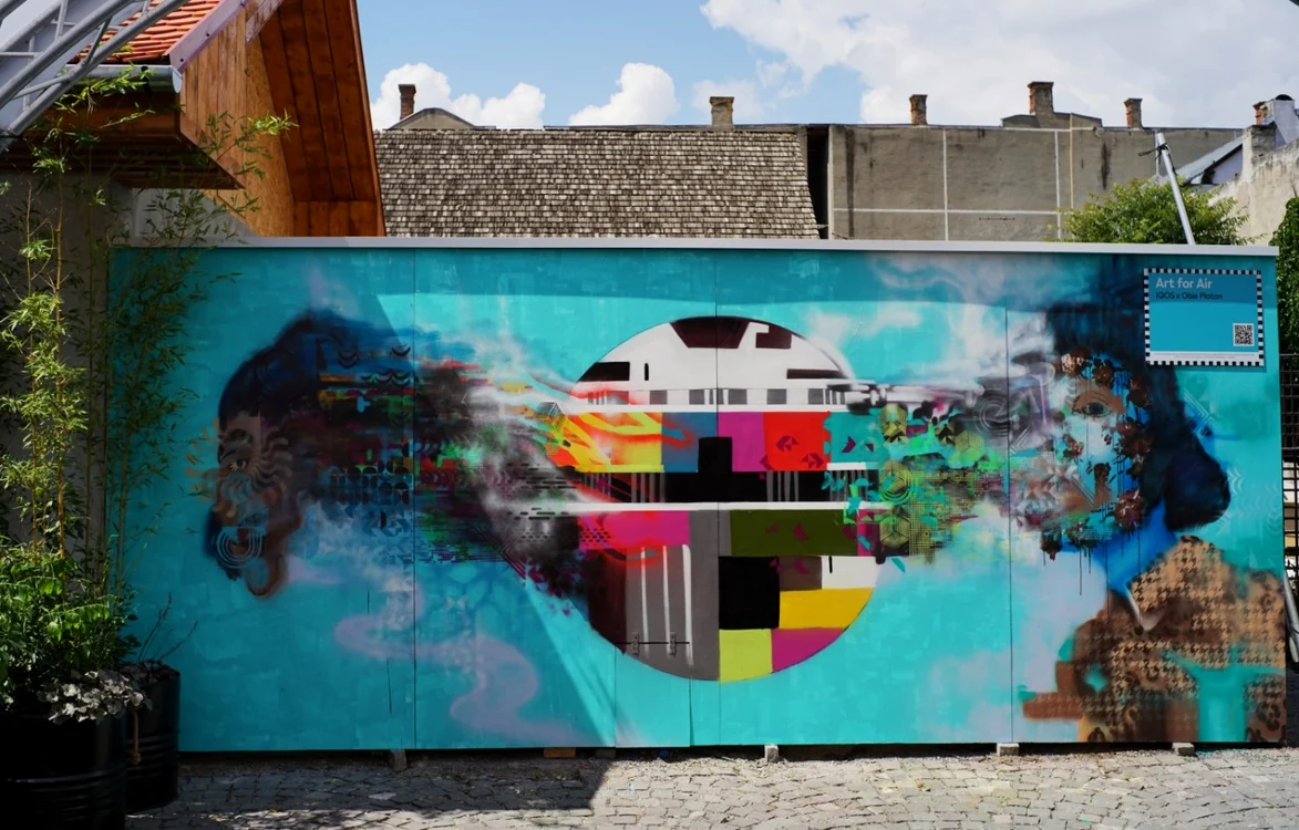 IQOS continuă proiectul Art for Air cu o nouă pictură murală expusă la Casa TIFF din Cluj-Napoca, începând din 23 iulie