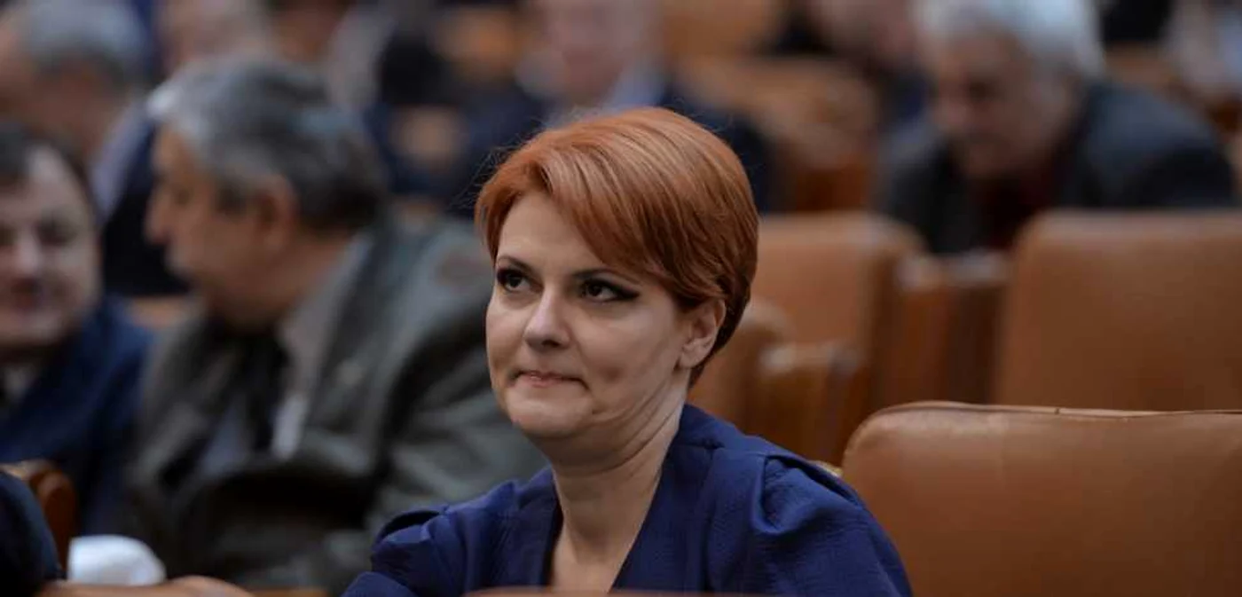 Ministrul Muncii, Lia Olguţa Vasilescu. FOTO Mediafax