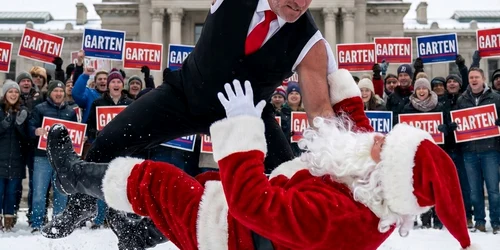 Senatorul american Chris Garten îl bate pe Moș Crăciun FOTO X @Sen ChrisGarten 1 jfif