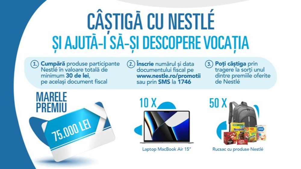 „Tu ce vrei să te faci când vei fi mare?” Nestlé ajută mii de adolescenți să afle răspunsul la această întrebare