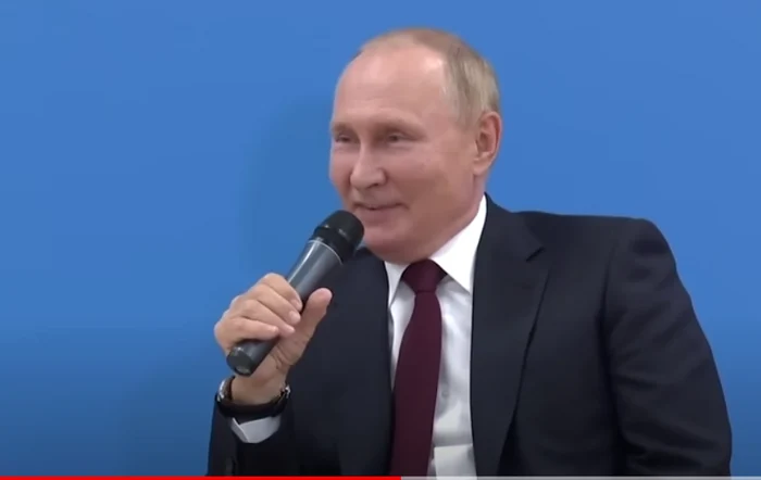 Vladimir Putin le-a explicat elevilor conceptul de disciplină printr-o glumă FOTO captură The Sun