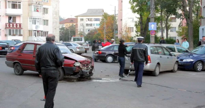 O persoană a fosr rănită în urma accidentului Foto: arhivă Adevărul