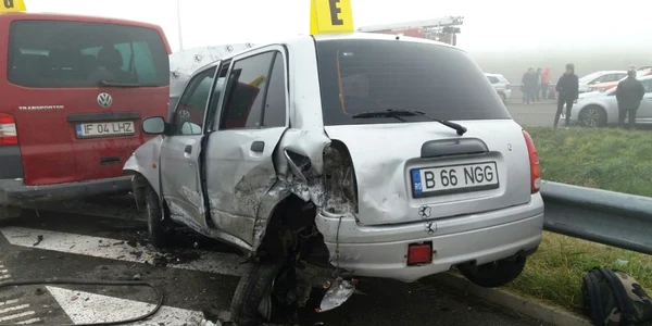 accident in lant lehliu foto isu