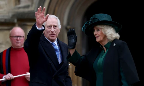 Regele Charles și Regina Camilla de Paște foto Getty Images (2) jpg