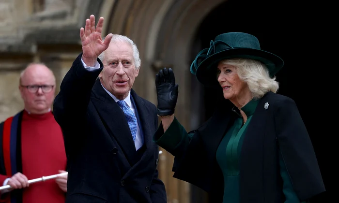 Regele Charles și Regina Camilla de Paște foto Getty Images (2) jpg